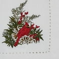 thumbnail image 3 of Park Designs White Cardinal Embroidered Napkin Set of 4, 3 of 3