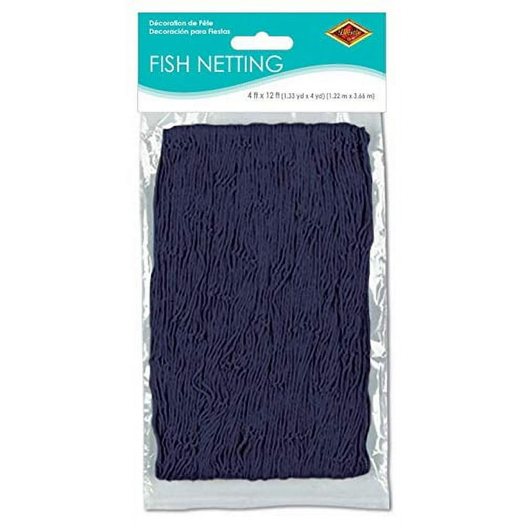 Beistle 50301-B Decorative Fish Netting, 4 by 12-Feet