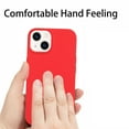 thumbnail image 2 of For Apple iPhone 15 6.1 inch Matte Simple Shockproof Protective Hybrid Case Cover Red, 2 of 4
