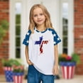 thumbnail image 5 of ZACPNCV Toddler Boy Girl 4th of July Tshirt Flag Outfit USA Patriotic Shirt Kid Independence Infant Baby Girl Clothes Blue 11-12 Years, 5 of 7