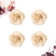 thumbnail image 1 of WASHWEPE 4Ud Flores De Lino Artificiales Beige Para Fiesta Y Manualidades, 1 of 8