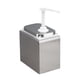 thumbnail image 5 of Dispensador de salsa, botella con bomba para salsa, dispensador de bomba de condimentos de acero inoxidable para 25 l con caja exterior, 5 of 9