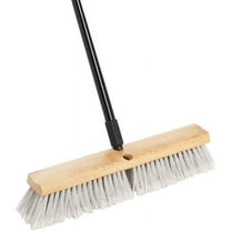 DQB Industries Push Broom Alpine Plus - Metal Handle, Indoor/Outdoor - 18 In. W x 60 In. L