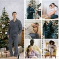 thumbnail image 5 of 2 Pack Men's Flannel Plaid Pajama Pants for Men Male Lounge PJ Bottoms Size L, 5 of 7