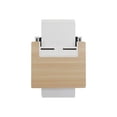 thumbnail image 2 of Ergotron WorkFit Elevate Sit-Stand - Wall-mounted sit/standing desk - rectangular - mendota maple - snow white base, 2 of 8
