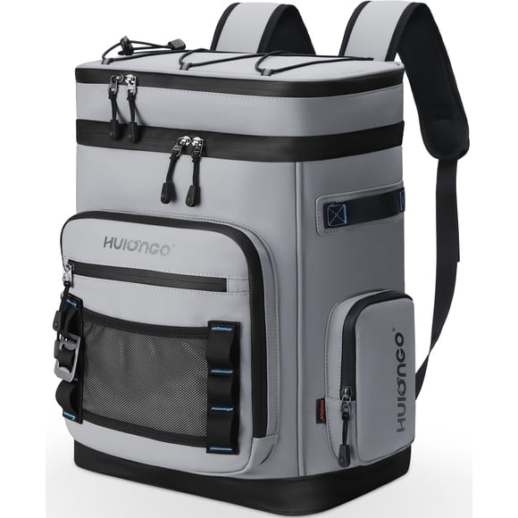 Mochila térmica Hulongo, grande, impermeable, aislante, 30 L, 48 latas