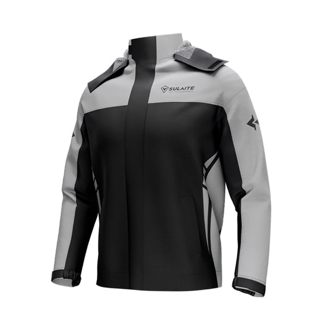 SULAITE Rain Coat Traje de lluvia transpirable para montar en motocicleta para ciclismo (L) Ehuebsd Accesorios para autos y motos