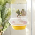thumbnail image 3 of pitrice Birdcage Cover Mesh Elastic Opening Airy Seed Catcher Skirt Soft Ventilated Washable Reusable Netting Guard Protector White L, 3 of 9