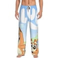 thumbnail image 2 of Lsque Bluey Print Men's Pajama Pants, Lounge Pant - Comfortable Home Wear,Elastic Waistband, Stylish Design-XX-Large, 2 of 9