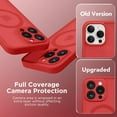 thumbnail image 6 of Magnetic for iPhone 15 Pro Max Case, [Compatible with MagSafe] [Full Camera Protection] Shockproof Protective Slim Translucent Matte Phone Case for iPhone 15 Pro Max 6.7'', Watermelon Red, 6 of 15