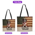 thumbnail image 5 of Freedom Paws Patriotic Saint Bernard Vintage Memorial Day All Over Print 3D Canvas Tote Bag St Dog Lover Reusable Handbag - 12006, 5 of 5