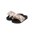 thumbnail image 5 of Women velvet Open Toe Bow Tie Footbed Sandal Slide 18158, 5 of 5