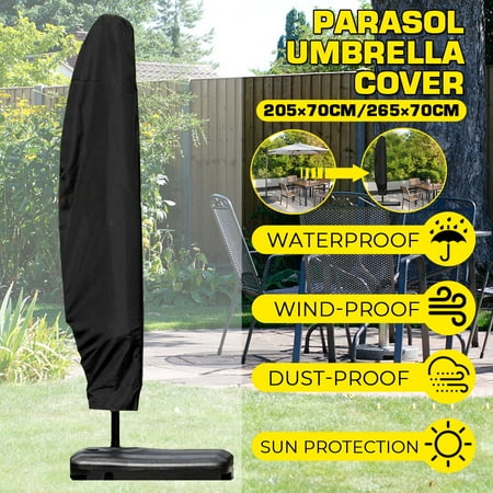Large Parasol Banana Cantilever Umbrella Cover Patio Garden Outdoor Weatherproof Walmart Canada