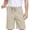 Beige, variant on Men's & Big Men's Stretch Shorts with Active Waistband,9" Inseam,4 Pockets,Sizes 30-42
