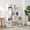 White, variant on Demi Bonn 5-Tier S-Shaped Bookshelf Geometric Z-Shelf Bookcase with Open Cubes, Black