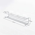 thumbnail image 2 of Metal Wall Mounted Spice Rack 2 Pcs Kitchen Shelf - Kitchen Spice Rack Easy To Install Kitchen Wall Mount Shelf, 2 of 5