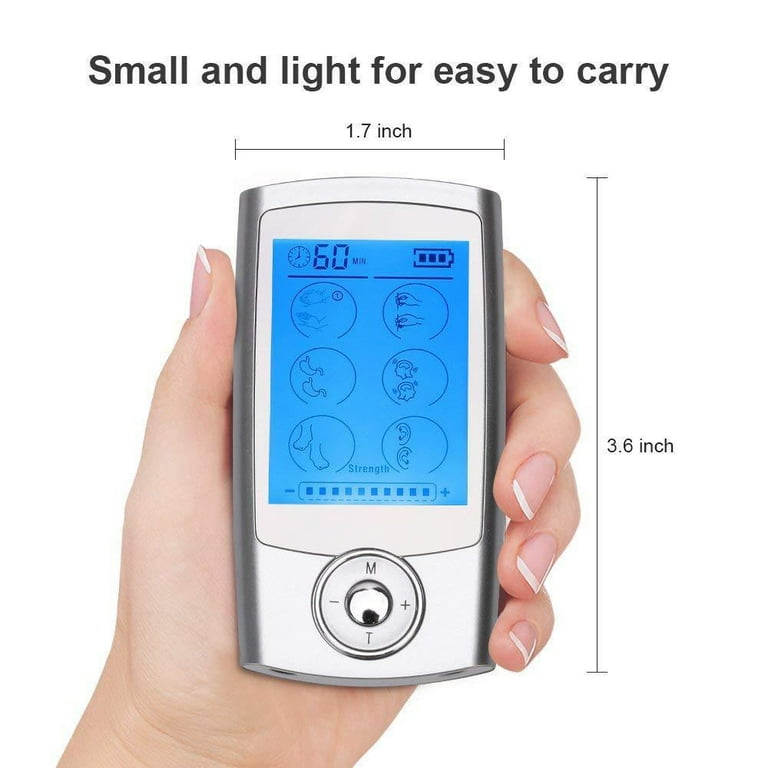 Heated EMS TENS Unit Muscle Stimulator Back Massager for Lower Back Pain  Cordless Lower Back Massager 6 Modes 16 Levels - AliExpress