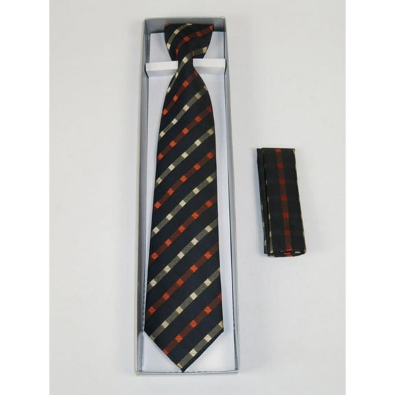 Men's Vito Rofolo From Italy Tie Hankie Set Gift Boxed 100% Silk VR-15