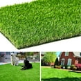 thumbnail image 4 of Green Artificial Grass Rug Grass Carpet Rug, 19.69*78.74 Inch Realistic Fake Grass Deluxe Turf Synthetic Turf Thick Lawn Pet Turf -Perfect for Indoor/Outdoor, 4 of 9