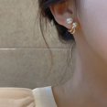 thumbnail image 2 of Pearl Ear-rings color gold, 2 of 4