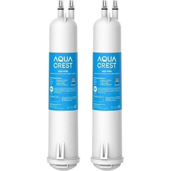 AQUA CREST Refrigerator Water Filter, 2 Filters