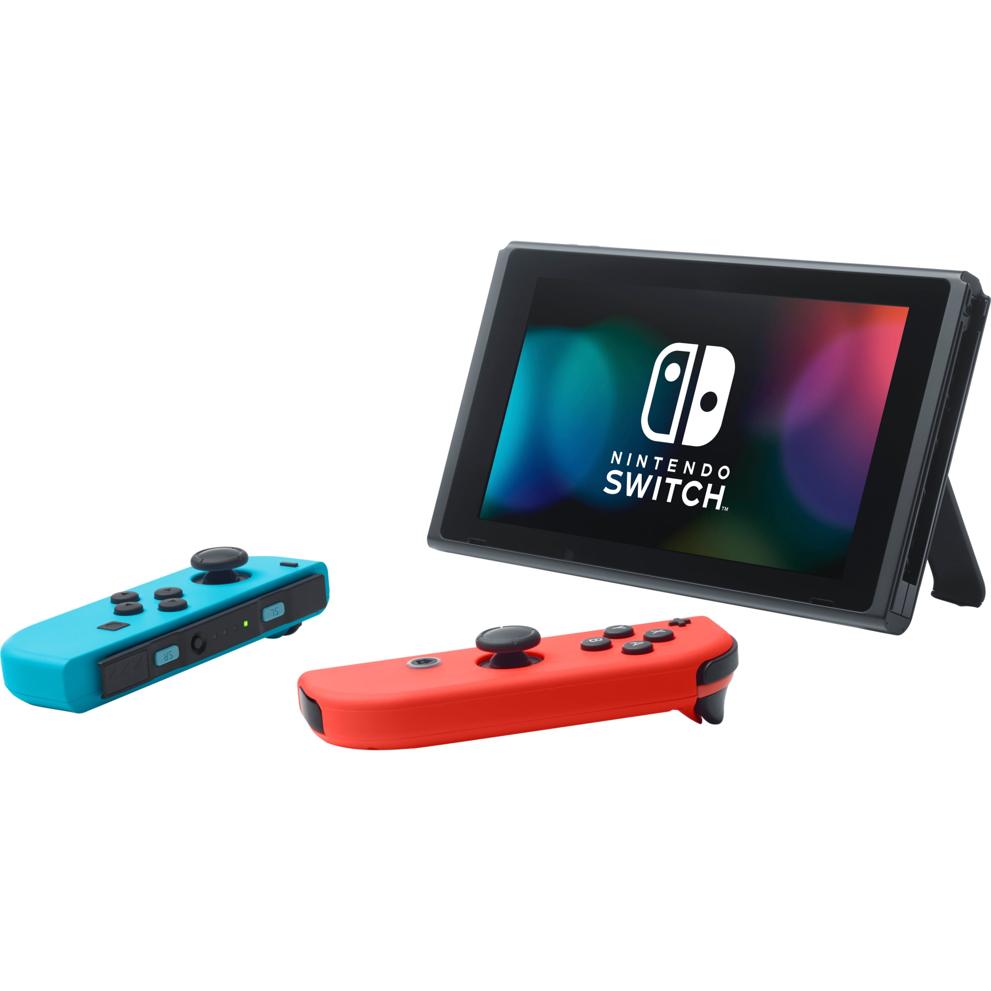 Nintendo Switch with Neon Blue & Neon Red Joy-Con, Refurbished