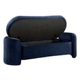 thumbnail image 4 of Modway Nebula Upholstered Performance Velvet Bench in Midnight Blue, 4 of 8
