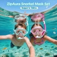 thumbnail image 2 of Set de Snorkel ZipAura para Niños de 3 a 14 Años con Máscara de Buceo y Tubo de Respiración, 2 of 7