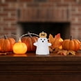 thumbnail image 5 of ZJNGJC Halloween Pumpkin Man Resin Figurine Mustache Statue With Cape Indoor Tabletop Shelf For Holiday Party Home Ornament B, 5 of 6