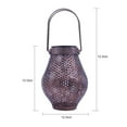 thumbnail image 2 of Amdohai Outdoor Hanging Solar Light Solar Lantern Metal LED Decorative Garden Light for Patio Courtyard Pathway, 2 of 7