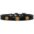 thumbnail image 6 of Mirage Pet Happy Face Widget Croc Dog Collar Chocolate Size 16, 6 of 11