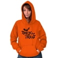 thumbnail image 4 of Happy Halloween Trick or Treat Bats Hoodie Sweatshirt Women Men Brisco Brands S, 4 of 6
