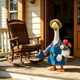 thumbnail image 4 of Gardener Theme Porch Gooses Decoration Costumes Set Outdoor Garden Gooses Dress Up Outfit For Porch Decoration, 4 of 6