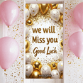 thumbnail image 5 of Decorative Design Farewell Banner Glitter Gold Theme Balloon Decoration for Farewell Party Retirement Celebration Indoor Event, 5 of 8