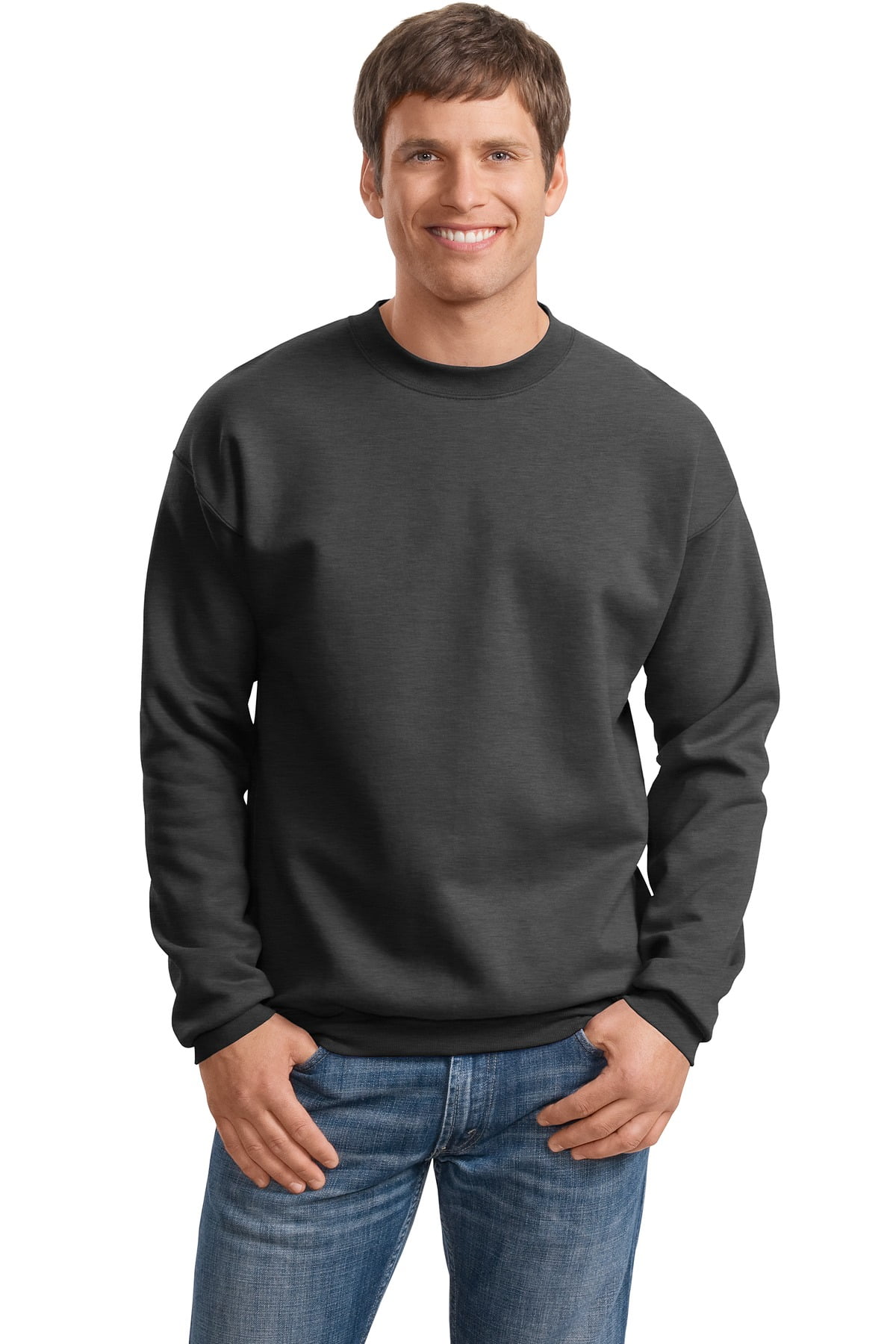 Photo 1 of Hanes Men's Long Sleeve Crewneck Sweatshirt. LARGE 