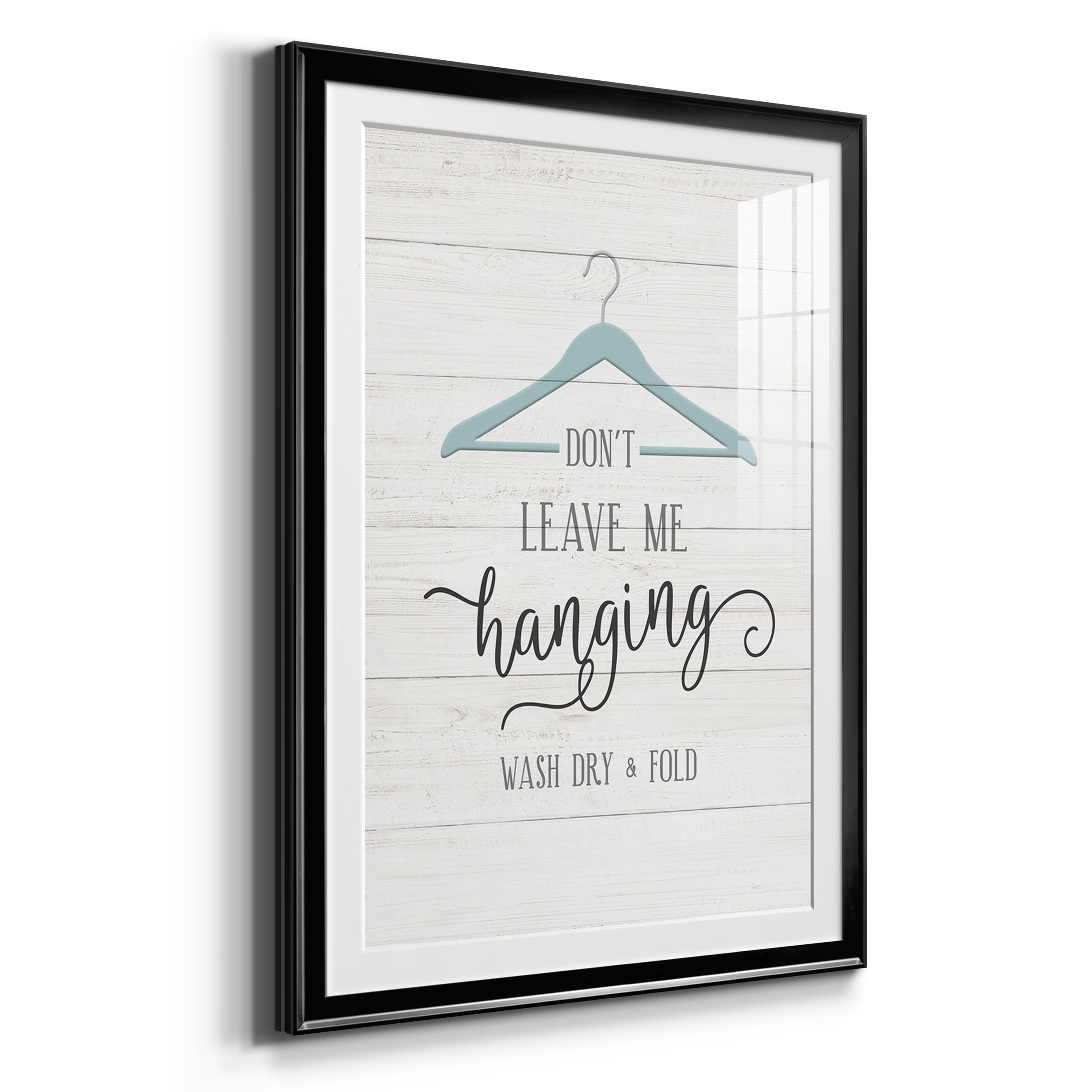 Don't Leave Premium Framed Prints Set of 3 - Ready to Hang - 26.5 x 36.5 Each - Black Frame