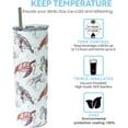 thumbnail image 5 of Sea Turtle Gifts for Women - Turtle Tumbler Turtle Cup with Lid and Straw - 20 Oz Stainless Steel Tumbler Coffee Tea Cup - Turtle Gifts Women for Birthday Christmas, 5 of 6