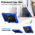 thumbnail image 5 of XYX for Samsung Galaxy Tab A9 Case 8.7 inch, 3in1 Heavy Duty Shockproof Tablet Cover with Stand, Shoulder Strap (2023, SM-X110/X115/X117), Blue, 5 of 7