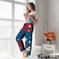 thumbnail image 5 of Kdxio Women's Comfy Stretch Astronaut Runs Forward Print Drawstring Pajama Pants-Medium, 5 of 5
