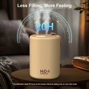 Skdwakiz 2L Humidifier for Room, 3 Gear 2 Spray Portable Cool Mist Humidifiers with Night Light, 28 dB Quiet Top-Fill Ultrasonic Diffuser for Large Room