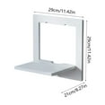 thumbnail image 5 of Bxaolu Floating Shelves for Wall No Drilling, Adhesive Shelves,White Shelf, Bedroom Decor ,Room Decor Aesthetic,1-Piece, 5 of 6