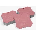 thumbnail image 4 of Inkdotpot Real Rose Gold Foil Merry Christmas & Happy Text Tags Favor Bracket Shape Hang Pack Of 100 Paper Tags, 4 of 7