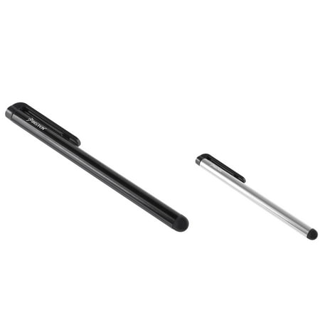 Insten 2x Black Stylus + 1x Silver Pen Set for Samsung Galaxy Note 5 4 3 Tab A2 S2 Pro Tablet / iPad iPhone 6 Plus 5.5