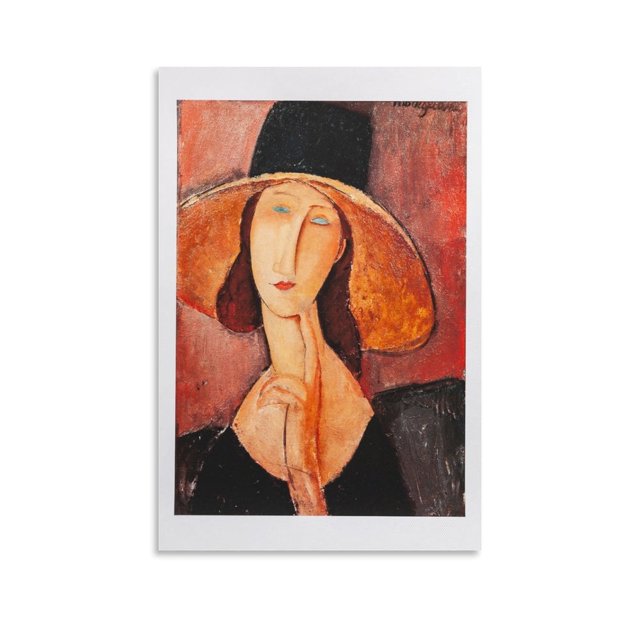 Cuadro impreso de Amedeo Modigliani (88) Pósteres Impresión artística Pintura fotográfica para pared Póster Cuadro colgante Decoración para dormitorio familiar Regalo 12x18 pulgadas (30x45 cm)