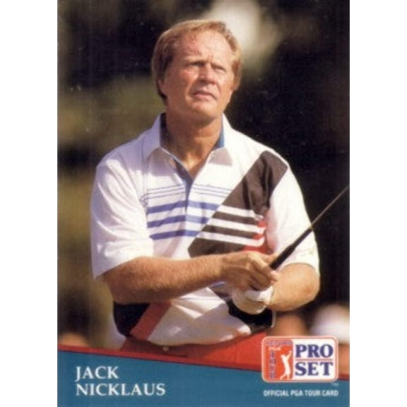 Jack Nicklaus 1991 Pro Set golf card