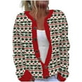 thumbnail image 2 of Pisexur Cardigan pour Femmes Cardigan Léger Cardigan de Protection Solaire Cardigan pour Femmes à Manches Longues Ajouré Couleur Unie Veste Décontractée Multicolore,G, 2 of 4