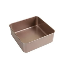Rectangular Baking Pan Rectangle Bread Pan Loaf Tin Roasting Smooth Surface Heavy Duty Rounded Corner Edge Portable Carbon Steel Cake Tray 8 inch