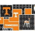 thumbnail image 3 of Official Licensed NCAA University of Tennessee Argyle Boxes Fabric by the Yard, 3 of 3