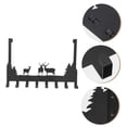 thumbnail image 5 of KONTONTY 1Pc Black Behind Door Storage Hanger No Drilling Room Sundries Organizer Hook, 5 of 8