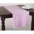 thumbnail image 1 of Saro Lifestyle Chemin de Table Rectangulaire à Franges 16 x 72 Po. en Lin Lavé à la Pierre - Lavande, 1 of 1